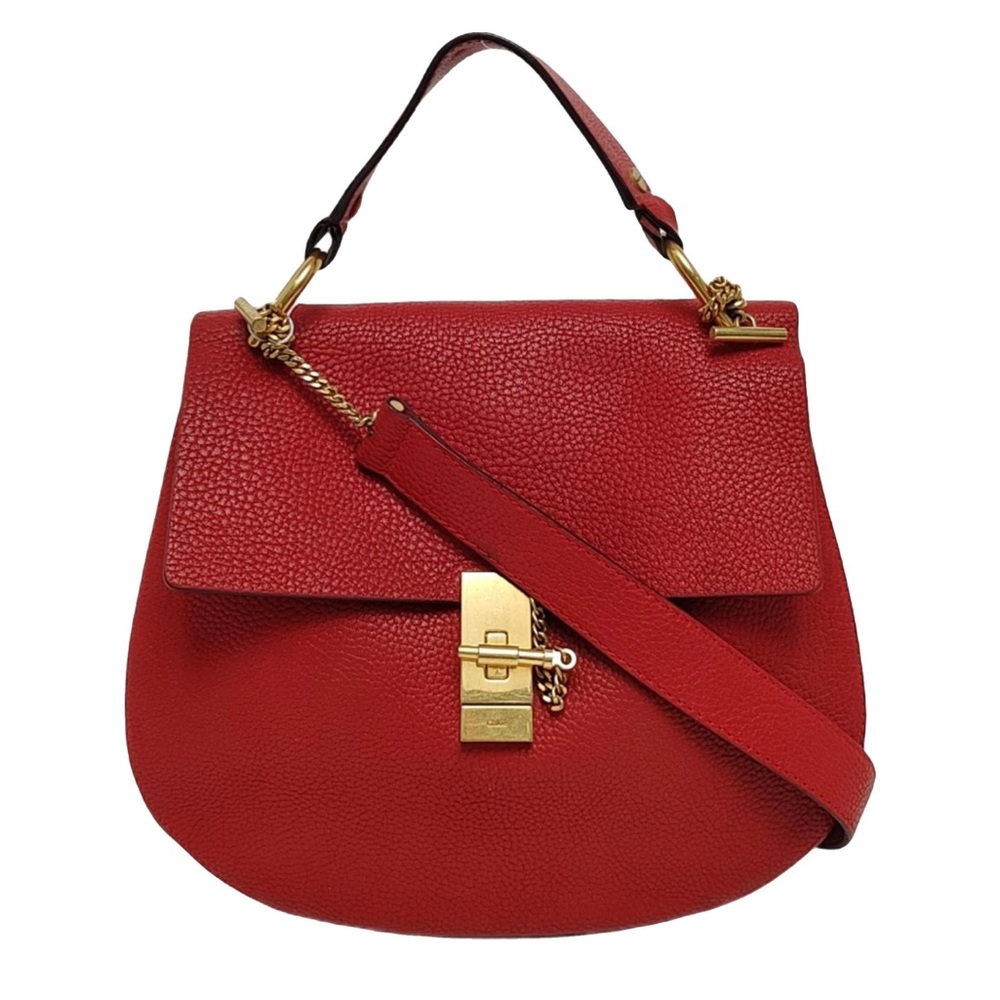 CHLOE DREW MEDIUM RED BAG AUTHENTIC